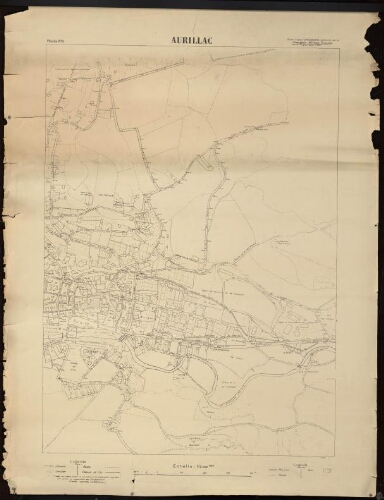 Plan nivellement Aurillac 1921