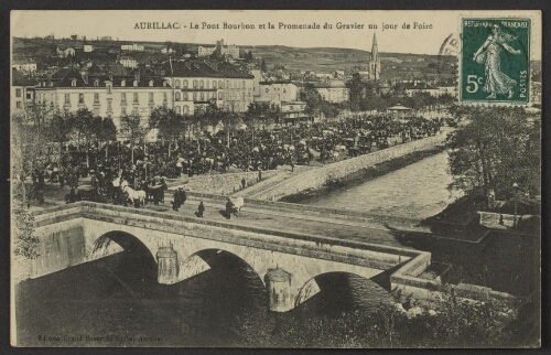 Pont Bourbon et Promenade du Gravier
