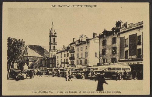 Place du Square et l'Eglise Notre Dame aux Neiges