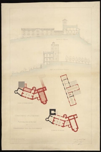 Chateau Saint-Etienne, Plan général