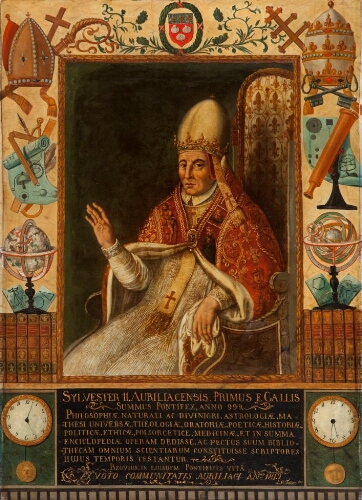 portrait du Pape Gerbert - Sylvestre II