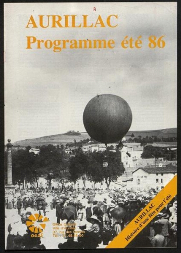 programme été 1986