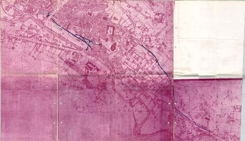 Plan canal supérieur usiniers 1971 - 1