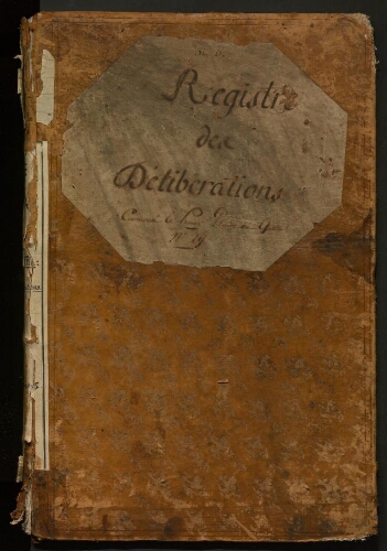 Registre des délibérations 1796 à 1797