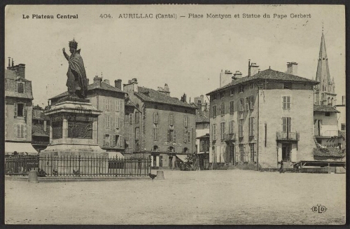 Place Monthyon et Statue Pape Gerbert